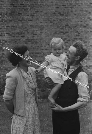 MRS ROSS WITH BRIGID MARY (GODCHILD)  NED AND KITTY MOLONEY WITH B-M